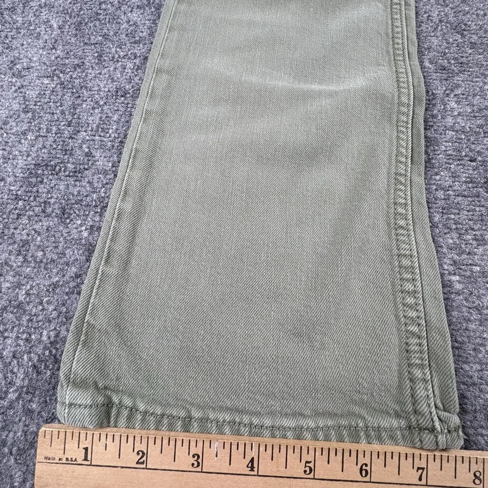 Banana Republic Vintage Straight Jeans Men's 32x32 Green Workwear Heritage
